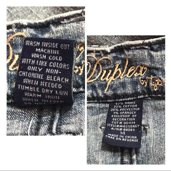 DUPLEX BY TYTE CAPRIS JEANS | Size: 14 - Picture 6 of 12